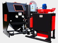 Пескоструйная камера PST-КСО-135 напорная, без ФВ, ФВР 4.0 кВт, без выдвижного поворотного стола