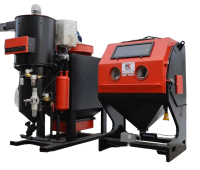 Пескоструйная камера PST-КСО-130 напорная, без ФВ, ФВР 4.0 кВт, без выдвижного поворотного стола