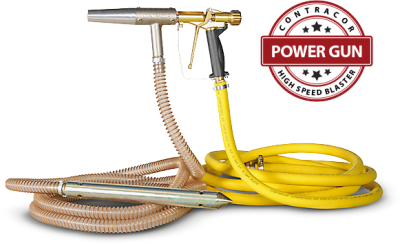 Пистолет абразивоструйный с ёмкостью для абразива и 5 м рукавом сжат. воздуха CONTRACOR POWER SET