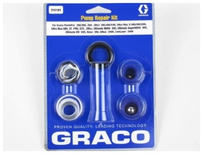 Ремкомплект уплотнений поршневого насоса GRACO 190/290/395/495/595/650  (полный) / 18B260