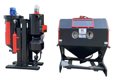 Пескоструйная камера PST-КСО-130 напорная, без ФВ, ФВР 2.2 кВт, без выдвижного поворотного стола